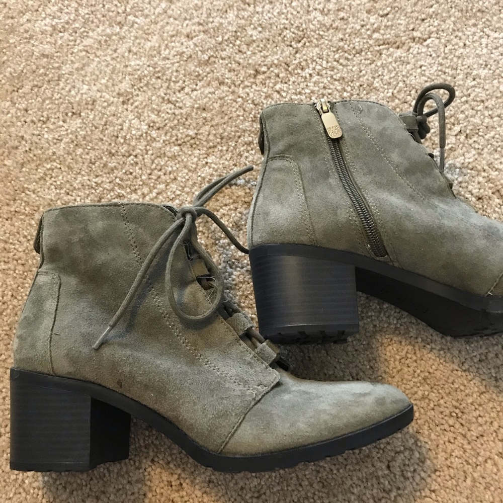 Sage Green Booties - Picture 3 of 6